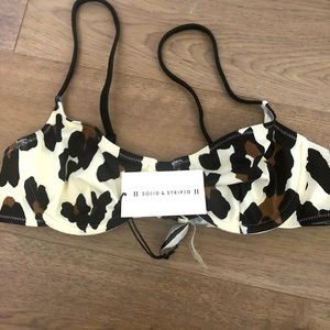 Solid and Striped Eva Top NWT